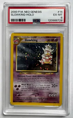Slowking Neo Genesis 14/111 Holo Rare Unlimited PSA 6 English Pokemon TCG - Image 1