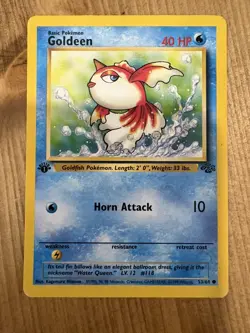 Pokemon Jungle 1st Edition Goldeen 53/64 Non Holo - Image 1