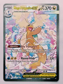 Mega Dragonite EX SIR 290/217 Ascended Heroes Pokemon TCG NM/MIN - Image 1