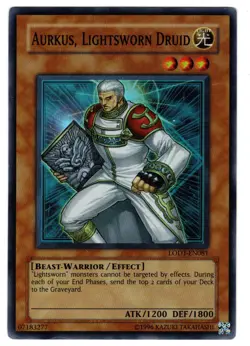 Aurkus, Lightsworn Druid LODT-EN081 Light of Destruction Unlimited|Unlimited... - Image 1