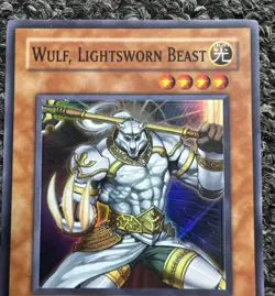 Wulf, Lightsworn Beast LODT-EN023 Super Rare 1st Edition VLP - Image 2