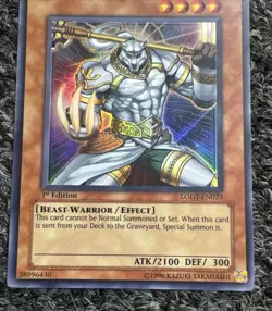 Wulf, Lightsworn Beast LODT-EN023 Super Rare 1st Edition VLP - Image 3