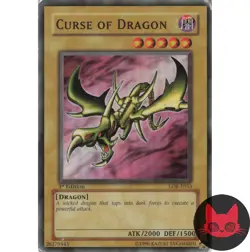 Yugioh Curse of Dragon LOB-E053 Super Rare 1st Edition HP - Image 1