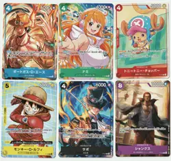 One Piece Mcdonald's 2025 Promo Card Game Complete Set Japanese Japan pack - Image 1