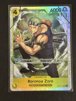 Roronoa Zoro OP15-113 SR Adventure on Kami's Island One Piece TCG EN NM - Image 1