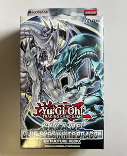 Yugioh Saga of Blue-Eyes White Dragon Structure Deck Brand New Factory Sealed - Image 1