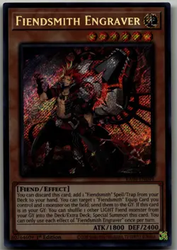 Fiendsmith Engraver (Secret Rare) Secret Rare Quarter Century Stampede RA04-EN04 - Image 1