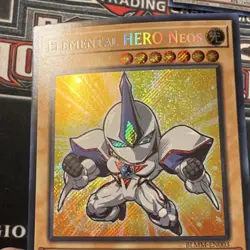 YuGiOh! BLMM-EN003 Elemental HERO Neos 1st Edition Secret Rare NM - Image 3