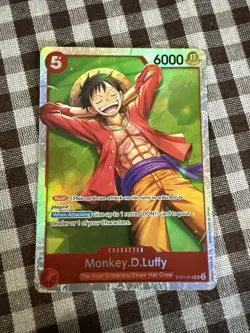 One Piece CCG Monkey D Luffy ST21-014 Alt Art Parallel - Near Mint! - Image 1