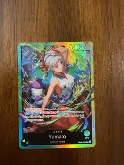 Yamato OP06-022 Leader Foil Alt Art 5000 Power Wings of the Captain One Piece C… - Image 1