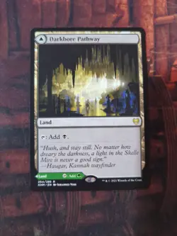 MTG Darkbore Pathway Slitherbore Pathway [Kaldheim] NM - Image 1