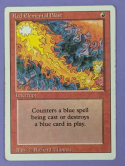 MTG Magic The Gathering: Revised Edition (3ED): Red Elemental Blast Common - HP - Image 1