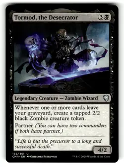 Tormod, the Desecrator 155 Uncommon Commander Legends Magic: The Gathering NM - Image 1