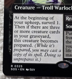 MTG Grave Researcher #0325 Extended Art Rare Secrets of Strixhaven MINT - Image 5