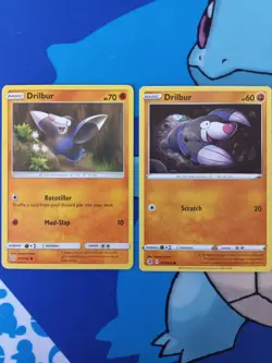 Drilbur 114/236 + 147/264 - Pokemon Cosmic Eclipse + Fusion Strike, English - Image 1