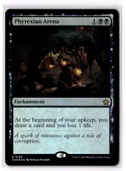Phyrexian Arena 180 Foundations Foil NM - Image 1