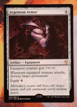 *NM* Argentum Armor Commander 2017 Regular MTG - Image 1