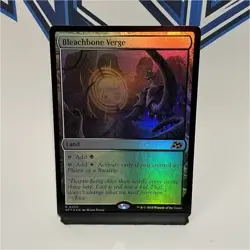 Magic: The Gathering Bleachbone Verge Land Rare DFT 0250 FOIL - Image 1