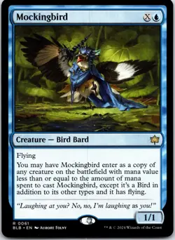 Mockingbird 61 Rare Bloomburrow Magic: The Gathering Near Mint - Image 1