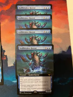 MTG Innistrad Crimson Vow Hullbreaker Horror Extended Art x 4 - Image 1