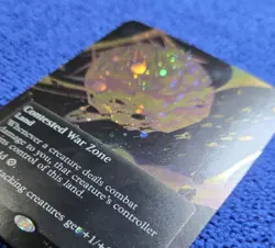 MTG 1x Contested War Zone (0143) (Borderless) (Galaxy Foil) - Image 3