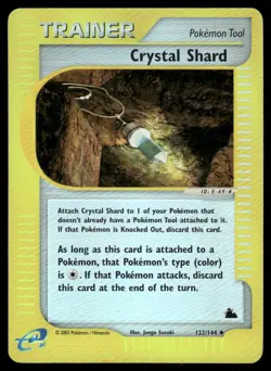 Pokemon Cards Crystal Shard 122/144 Reverse Holo Skyridge Uncommon NM - Image 1