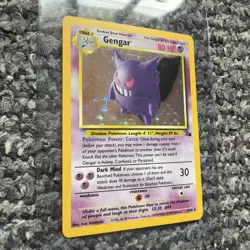Pokemon Gengar TCG Fossil Holo Card 5/62 Unlimited Holo Rare - Image 4