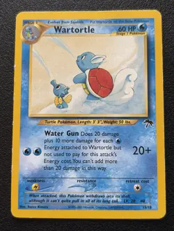 Wartortle 15/18 Southern Islands Pokemon Card 2001 - Image 1