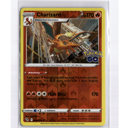 Charizard Holo Rare Reverse Holo 010/078 Pokemon GO MP - Image 1