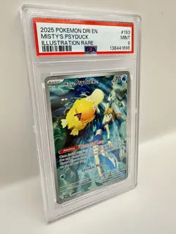 Misty's Psyduck 193/182 Destined Rivals IR Holo PSA 9 - Image 2