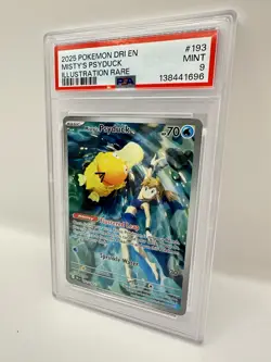 Misty's Psyduck 193/182 Destined Rivals IR Holo PSA 9 - Image 3