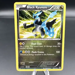 Pokemon TCG Black Kyurem Boundaries Crossed 100/149 Holo Rare - Image 1