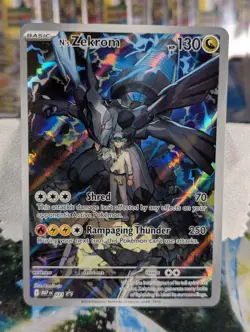 2026 Pokemon—N'S Zekrom #031 Mega Evolution Promo—Black Star Promo Holo NM - Image 1