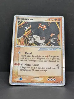 Regirock ex 99/106 Emerald Holo Ultra Rare Pokemon TCG Nintendo HP - Image 3