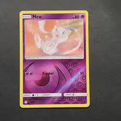 Pokemon TCG MEW 32/68 Reverse Holo Rare HIDDEN FATES NM - Image 1