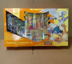 Pokemon Reshiram & Charizard GX Tag Team Premium Collection Box Factory Sealed - Image 1