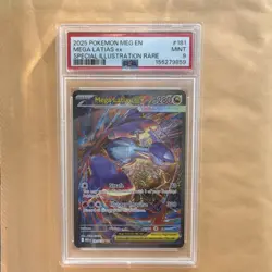 Pokemon Mega Latias ex 181/132 Mega Evolution Holo Special Illustration PSA 9 - Image 1