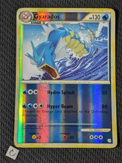 Gyarados 4/123 - HeartGold SoulSilver HGSS Reverse Holo Rare Pokemon TCG NM - Image 1