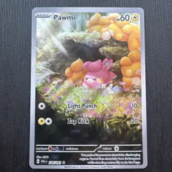Pokemon TCG Pokemon Pawmi 226/091 Paldean Fates IR - Image 1