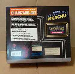 Pokemon Detective Pikachu Charizard GX Case File Box Factory Sealed - Image 2