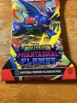 POKEMON MEGA EVOLUTION PHANTASMAL FLAMES (1)SLEEVE SEALED Mega Heracross Illustr - Image 4