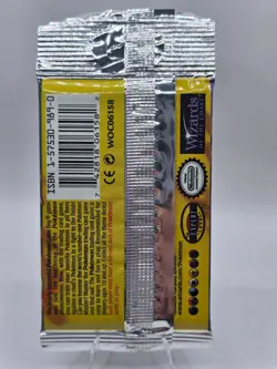 1999 Pokemon Base Set Unlimited Long Crimp Booster Pack Factory Art Set 3 Packs - Image 4