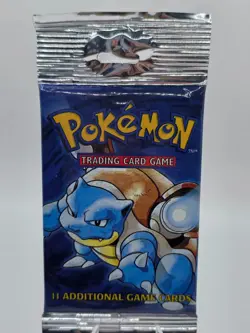 1999 Pokemon Base Set Unlimited Long Crimp Booster Pack Factory Art Set 3 Packs - Image 5