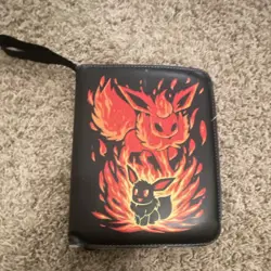Pokemon Card Binder with 145 Pokemon Cards Assorted Lot - Image 1