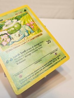 Bulbasaur 44/102 Common Shadowless Base Set Pokemon 1781 - Image 5