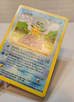 Squirtle 63/102 Common Shadowless Base Set Pokemon 1788 - Image 3