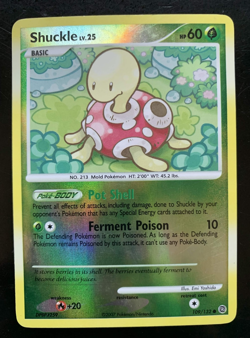 Pokemon Card • Shuckle Secret Wonders 109/132 Reverse Holo - Image 1