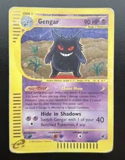Pokemon Card- Gengar-Expedition-Holo-13/165-Rare-ENG PL - Image 1