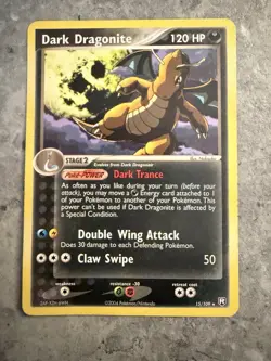 Pokemon Dark Dragonite 15/109 EX Team Rocket Returns 2004 Rare 120 HP - Image 1