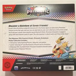 Pokemon TCG Scarlet & Violet Prismatic Evolutions Poster collection NEW SEALED ￼ - Image 2